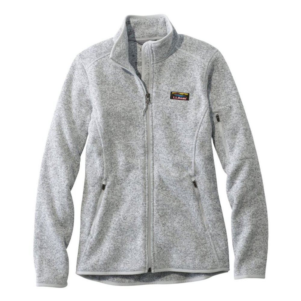 Women's L.L.Bean Sweater Fleece Full-Zip Jacket Size PM